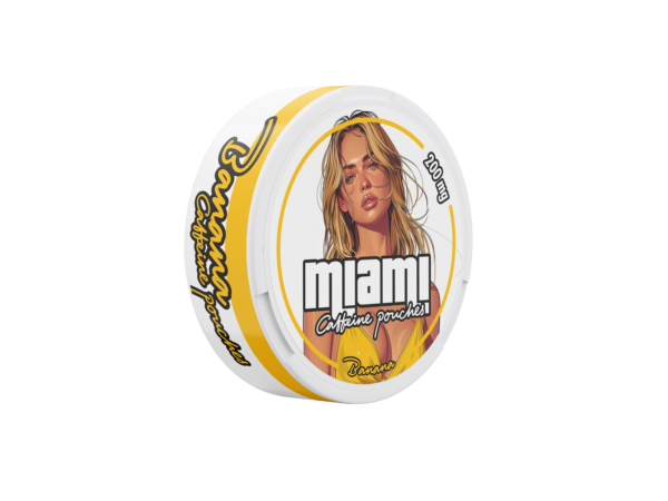 Miami Banana skonio kofeino pagalvėlės 200mg x10 - Image 2