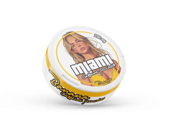 Miami Banana skonio kofeino pagalvėlės 200mg - Image 2