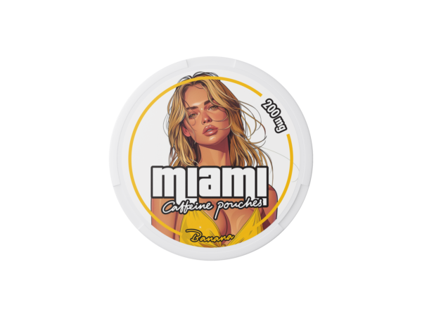 Miami Banana skonio kofeino pagalvėlės 200mg x10 - Image 3