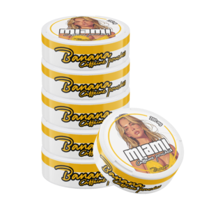 Miami Banana skonio kofeino pagalvėlės 200mg x10