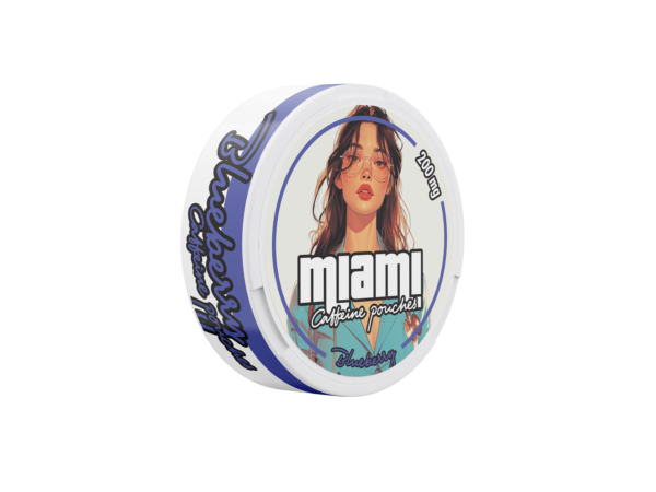 Miami Blueberry skonio kofeino pagalvėlės 200mg x10 - Image 2