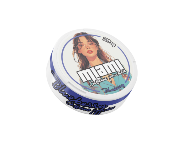 Miami Blueberry skonio kofeino pagalvėlės 200mg - Image 2