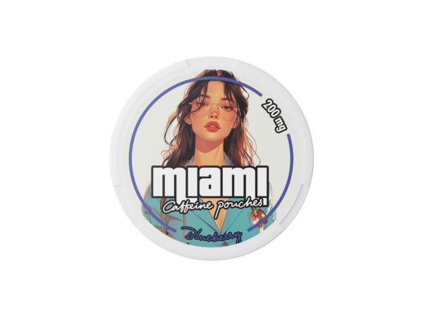 Miami Blueberry skonio kofeino pagalvėlės 200mg x10 - Image 3