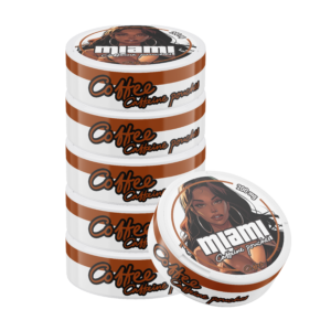Miami Coffee skonio kofeino pagalvėlės 200mg x10