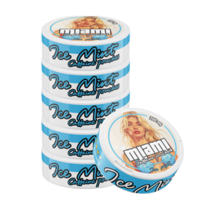 Miami IceMint kofeino pagalvėlės 200mg x10