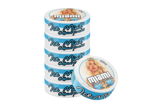 Miami IceMint kofeino pagalvėlės 200mg x10