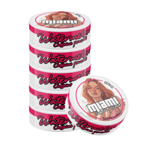 Miami Watermelon skonio kofeino pagalvėlės 200mg x10