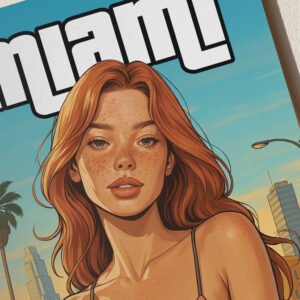 Miami Watermelon Sunset Street plakatas