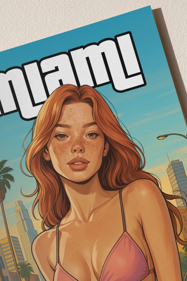 Miami Watermelon Sunset Street plakatas